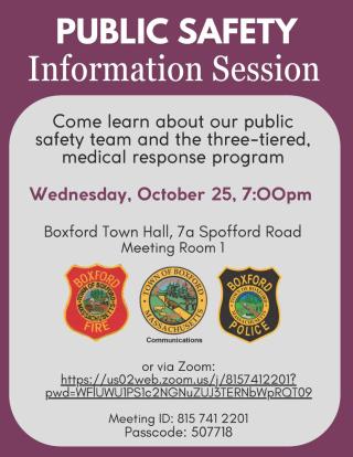 Public Safety Information Session