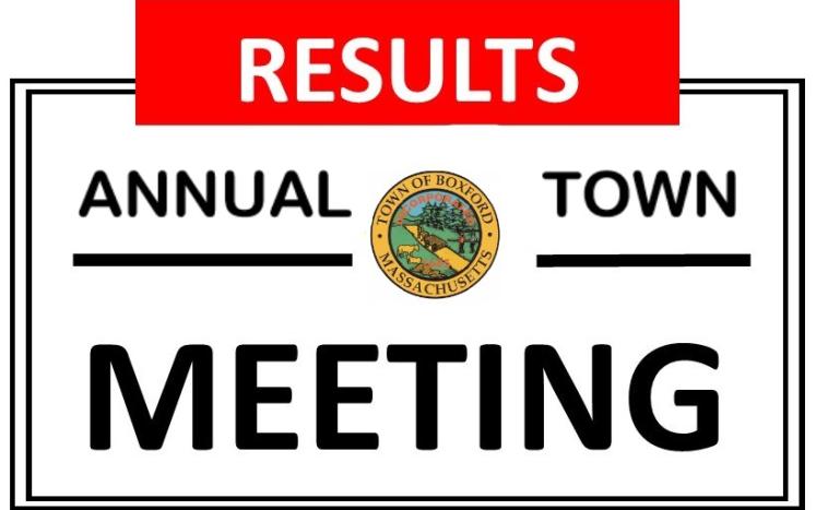 town meeting results
