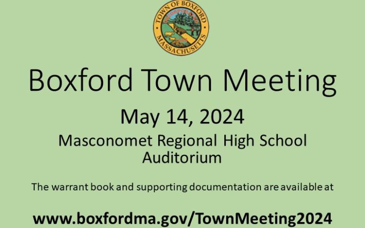 Town Meeting Flyer